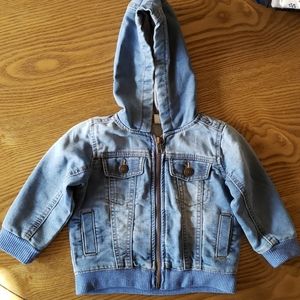 Tucker+Tate Denim Jean Jacket with Hood